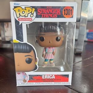 Funko Pop 1301 Erica Figure with Pink and Blue Outfit